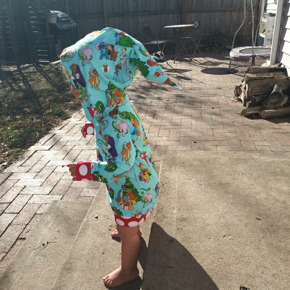 Wahm made Disney gnome holiday dress